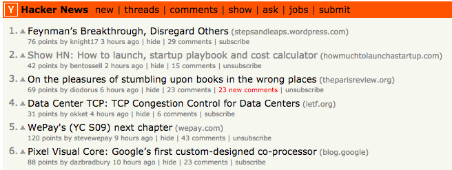 Hacker News Comments Notifier for Chrome gallery image