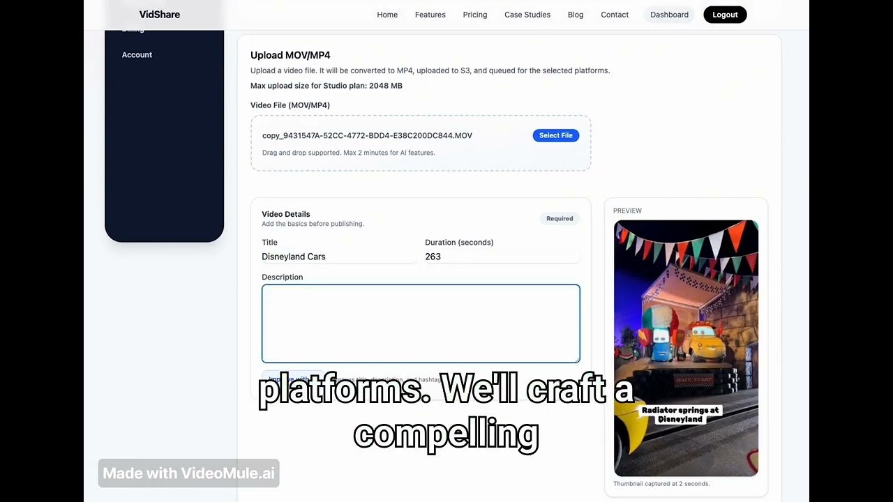 VidShare gallery image