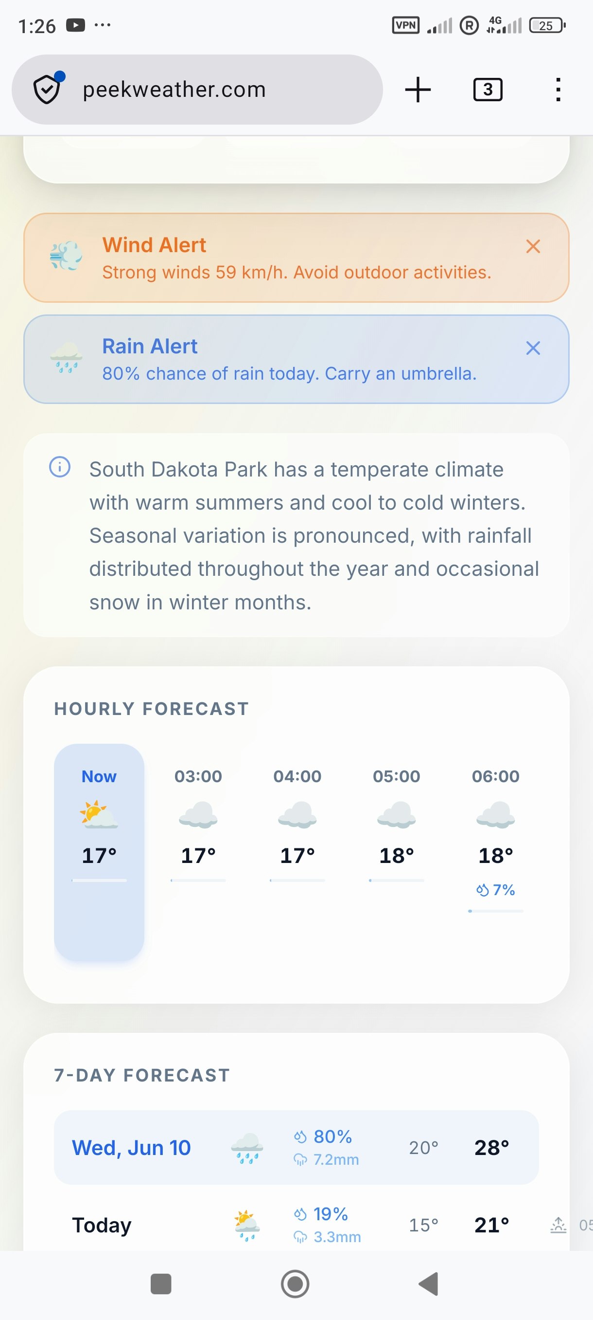 PeekWeather gallery image