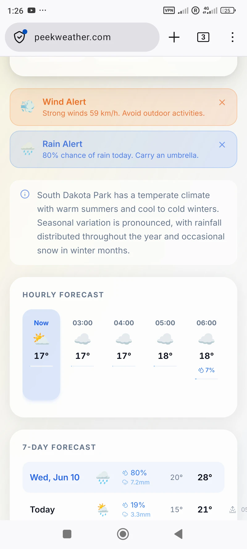 PeekWeather screenshot 6