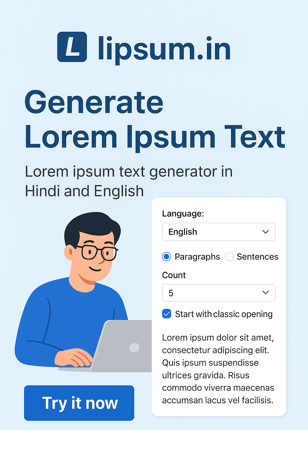 Lipsum.in – 1Click Lorem Ipsum Generator gallery image