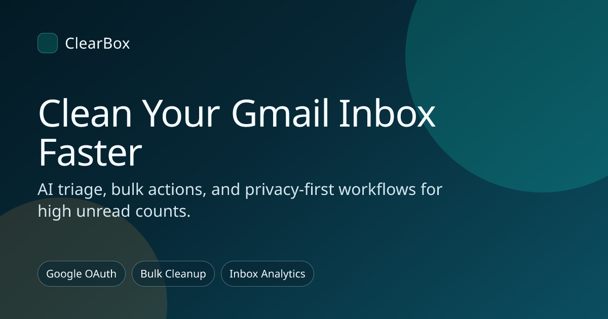 ClearBox - Screenshot 2 showing product features and functionality