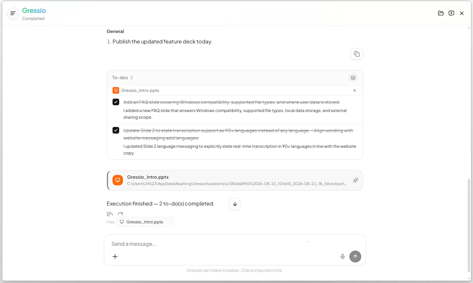 Gressio screenshot 6