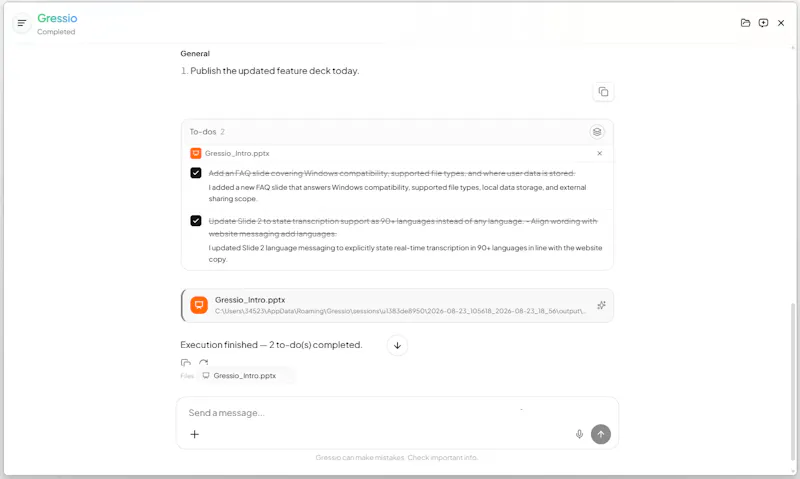 Gressio screenshot 6