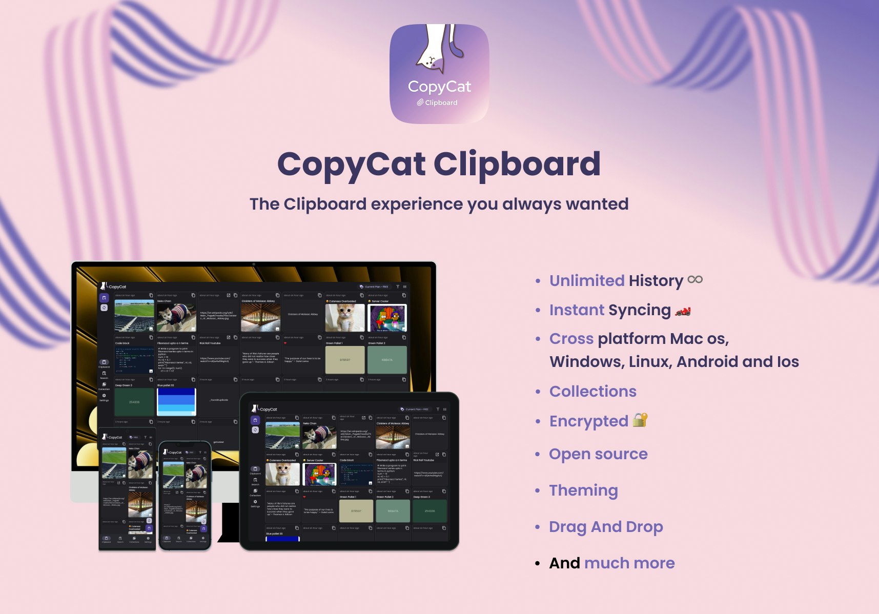 startuptile CopyCat Clipboard-The Clipboard experience you always wanted