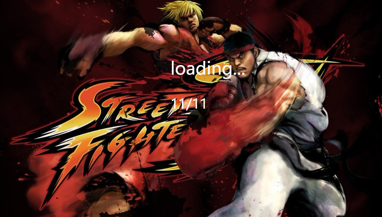 Street Fighter game on browser