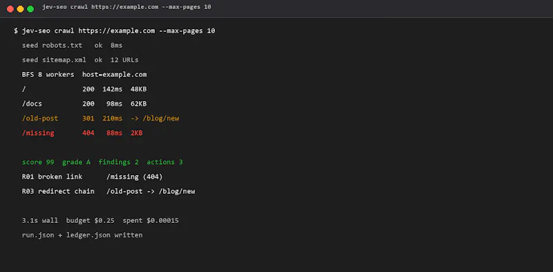 jev-seo screenshot 3