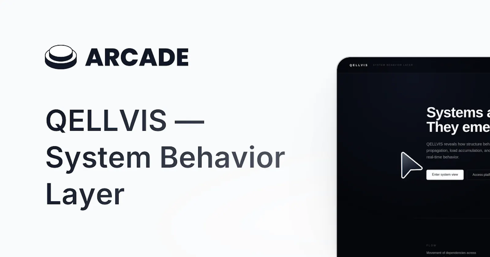 QELLVIS — System Behavior Layer screenshot 2