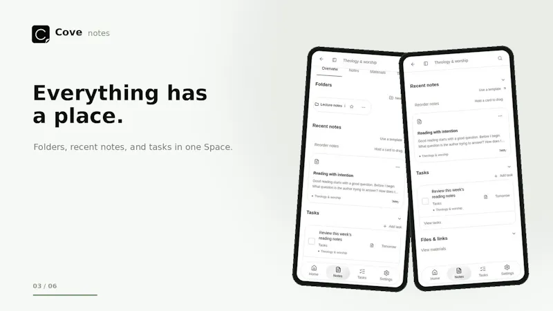 Cove Notes screenshot 4