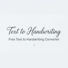 Text To Handwriting gallery image