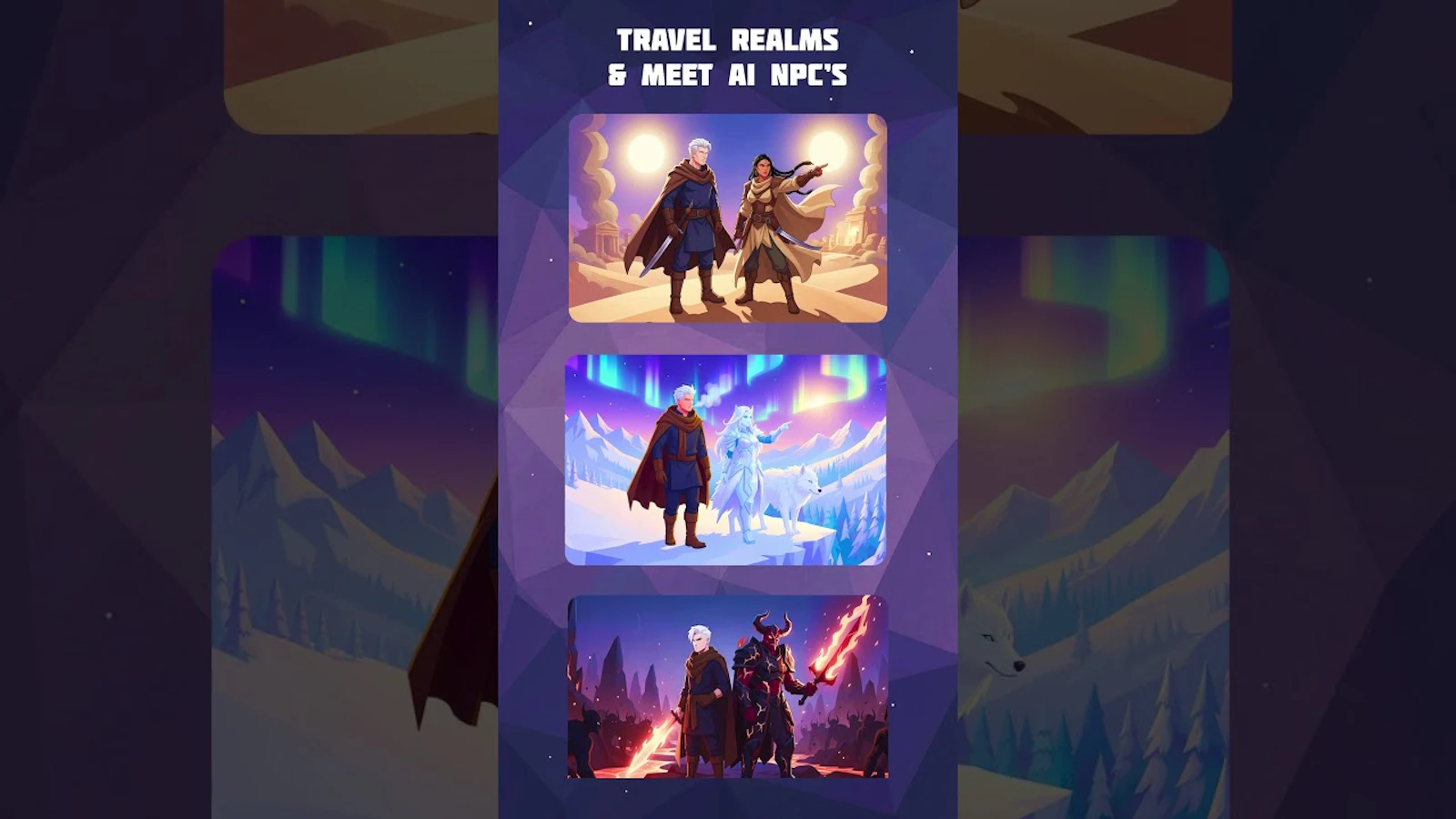 Mythx AI – Visual AI RPG adventure screenshot 1 (video preview)