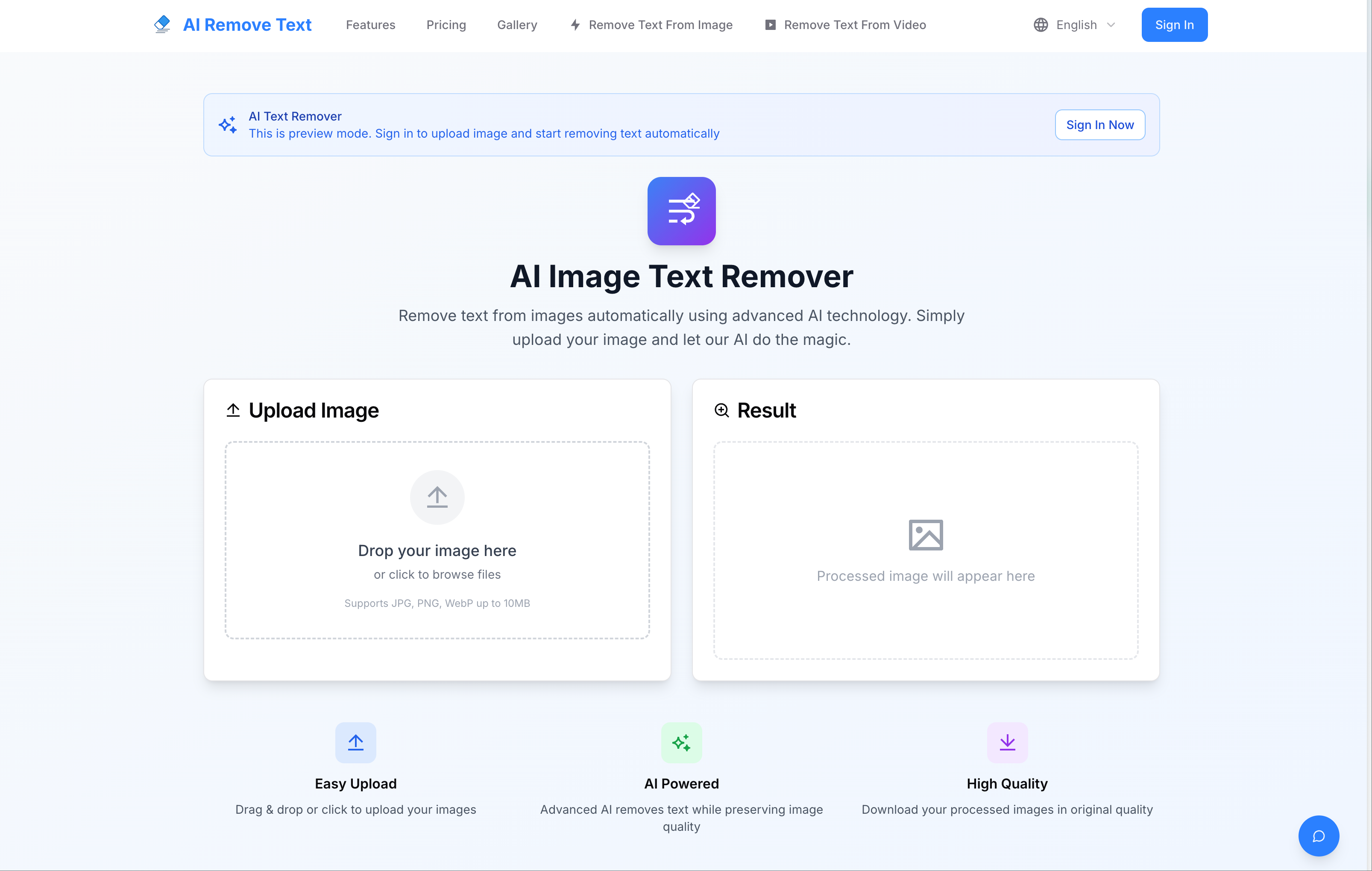 AI Remove Text - Remove text from images instantly with AI media 2