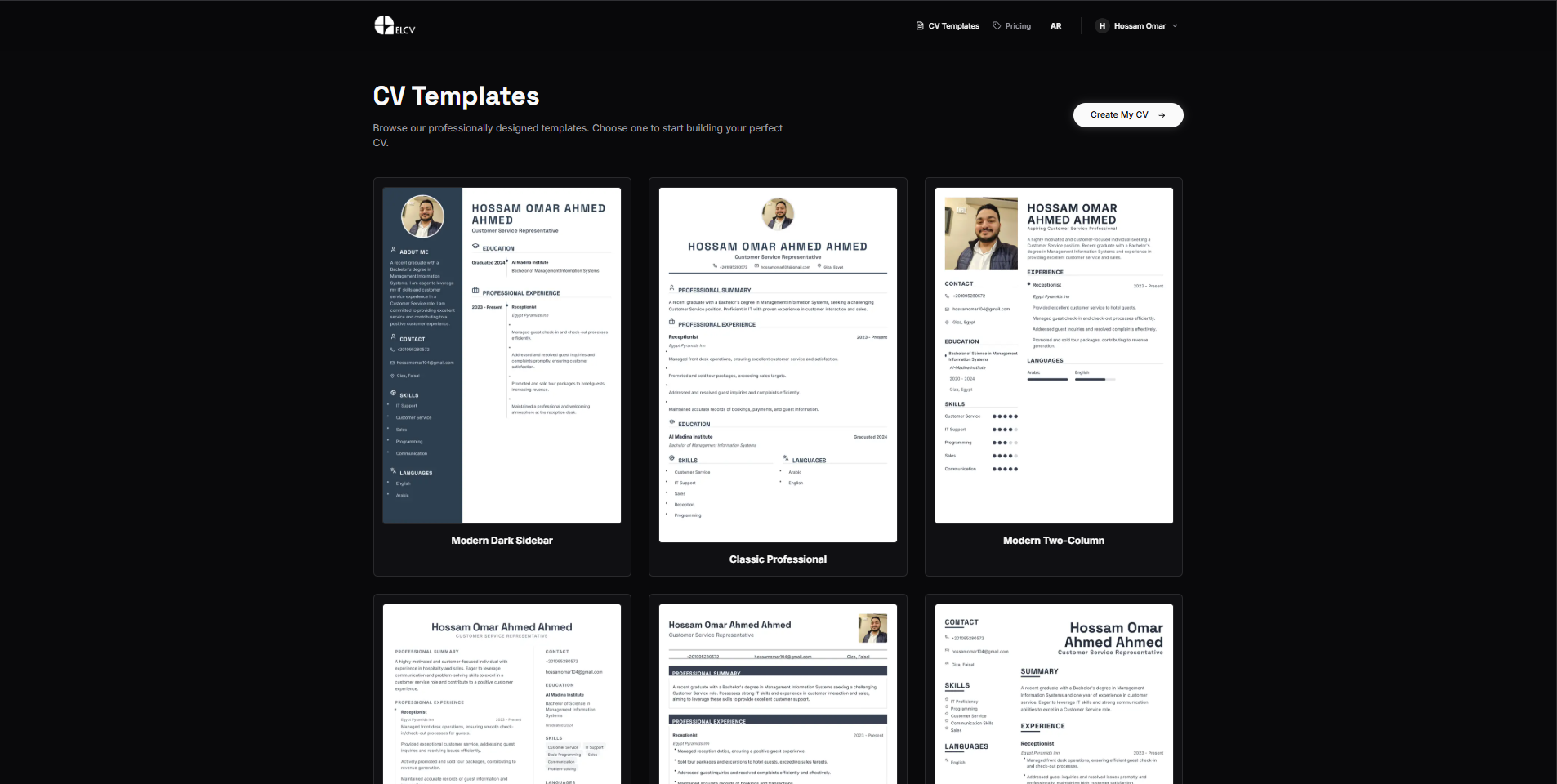 ELCV.APP - AI REVISA Builder - Construya un CV profesional con IA en 1 minuto, sin registro media 6
