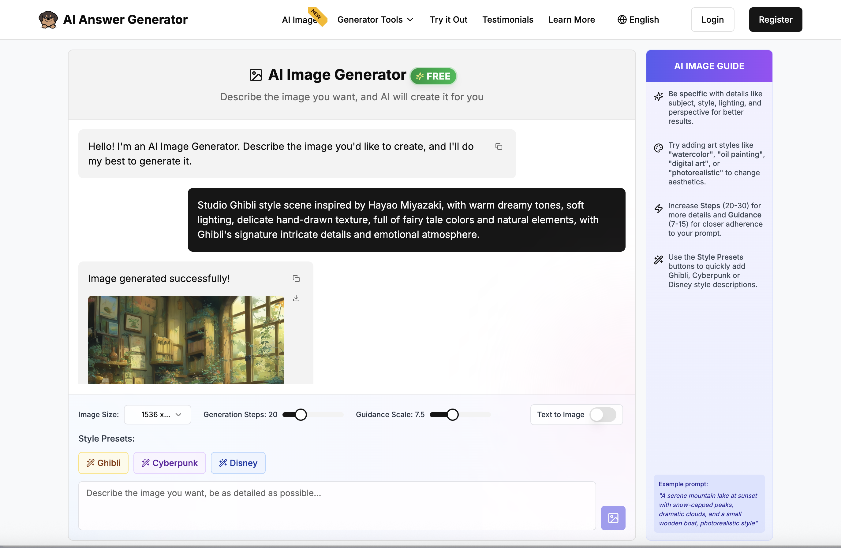 AI Answer Generator gallery image
