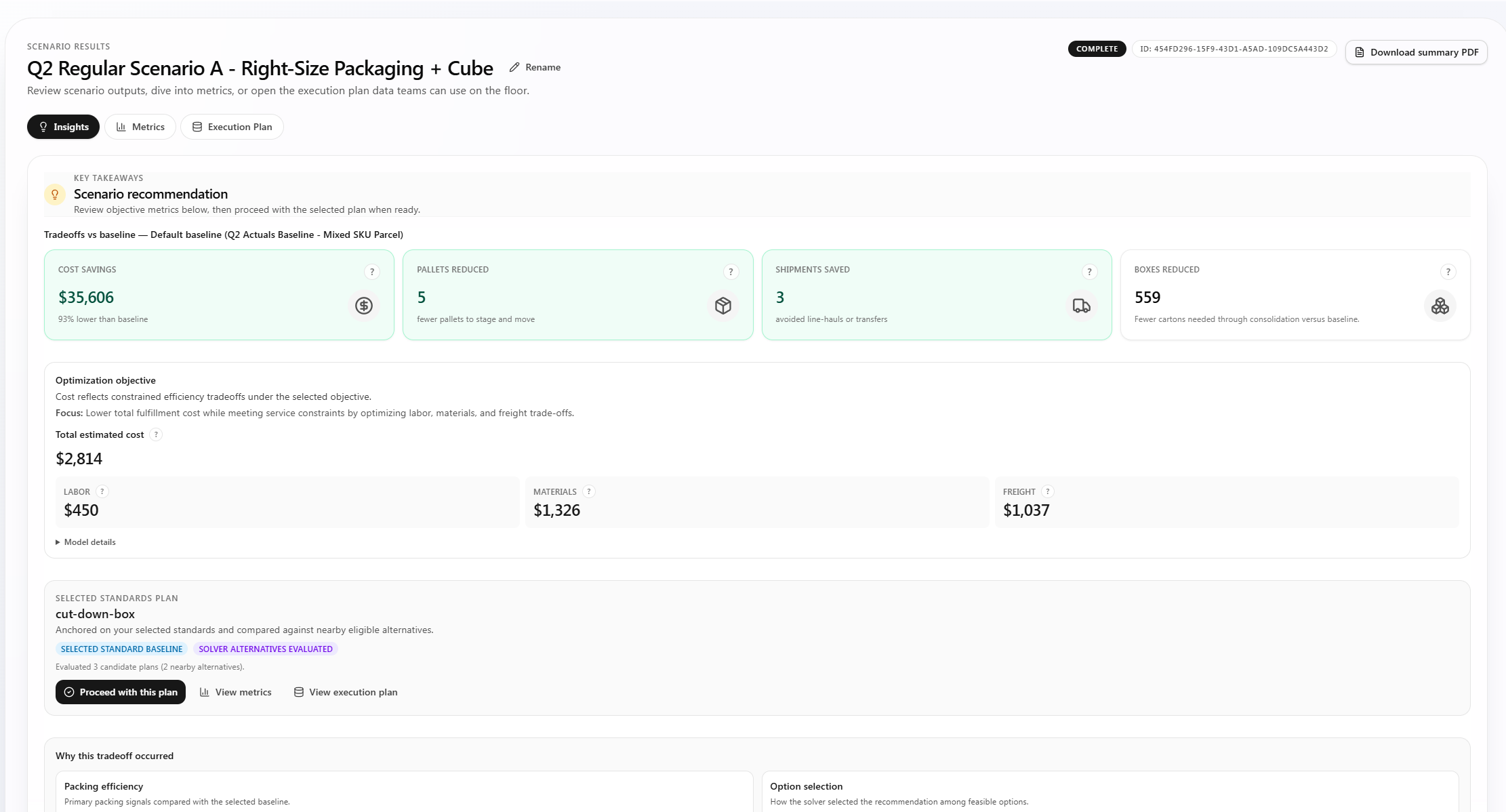 PackMesh - Main product screenshot demonstrating key features and user interface