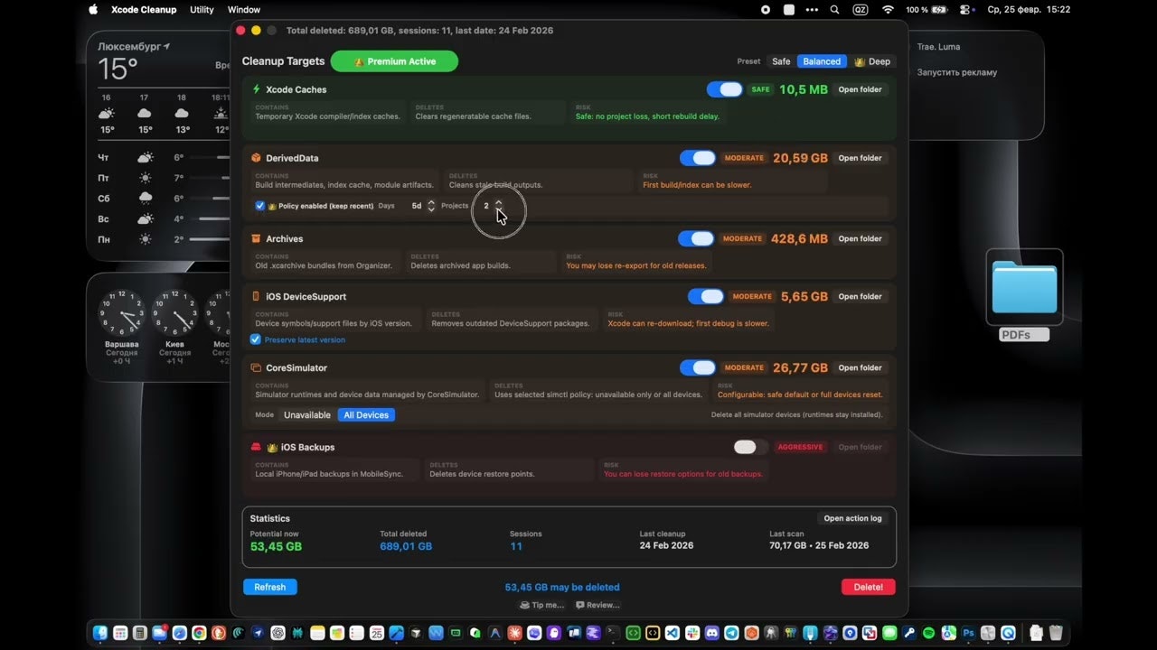 Dev Cleanup Utility gallery image