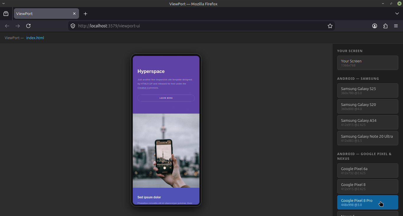 ViewPort gallery image