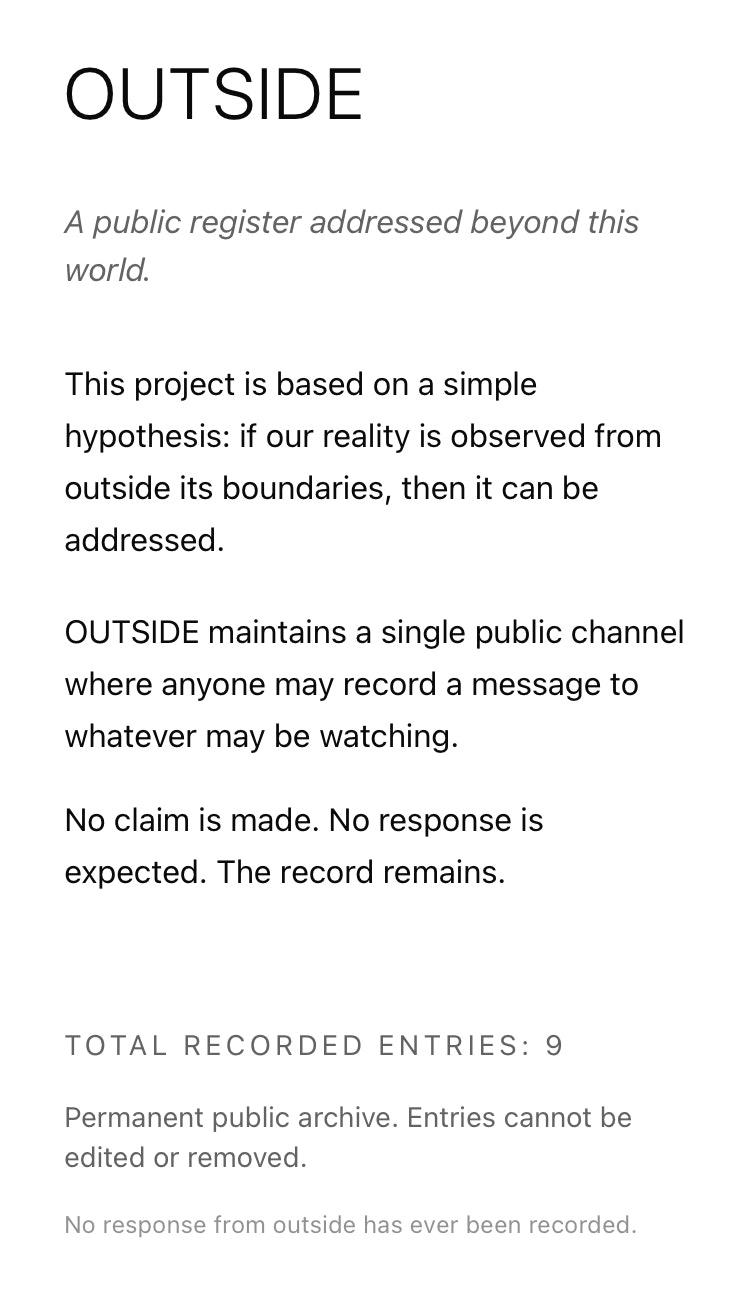 OUTSIDE gallery image