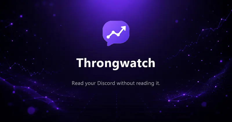 Throngwatch screenshot 1