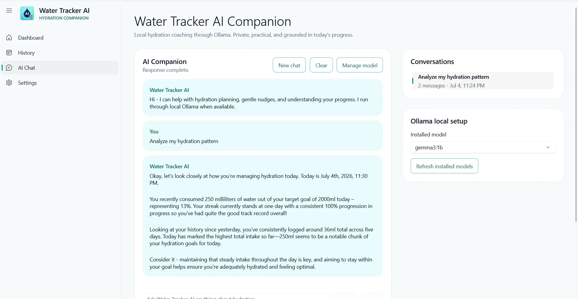 Water Tracker AI gallery image