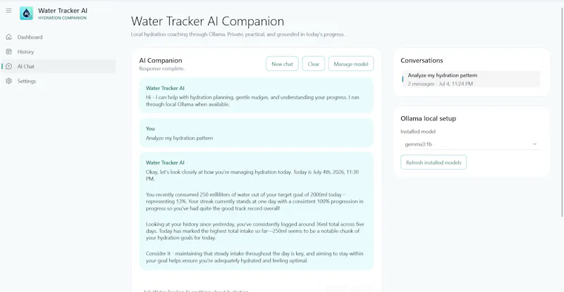 Water Tracker AI screenshot 3