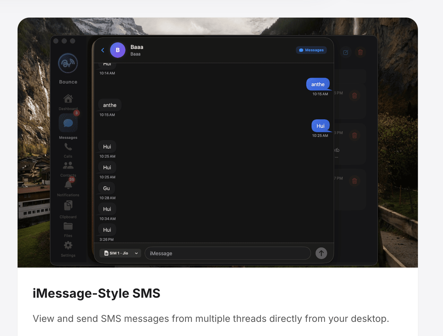 Bounce Connect - Screenshot 5 showing product features and functionality