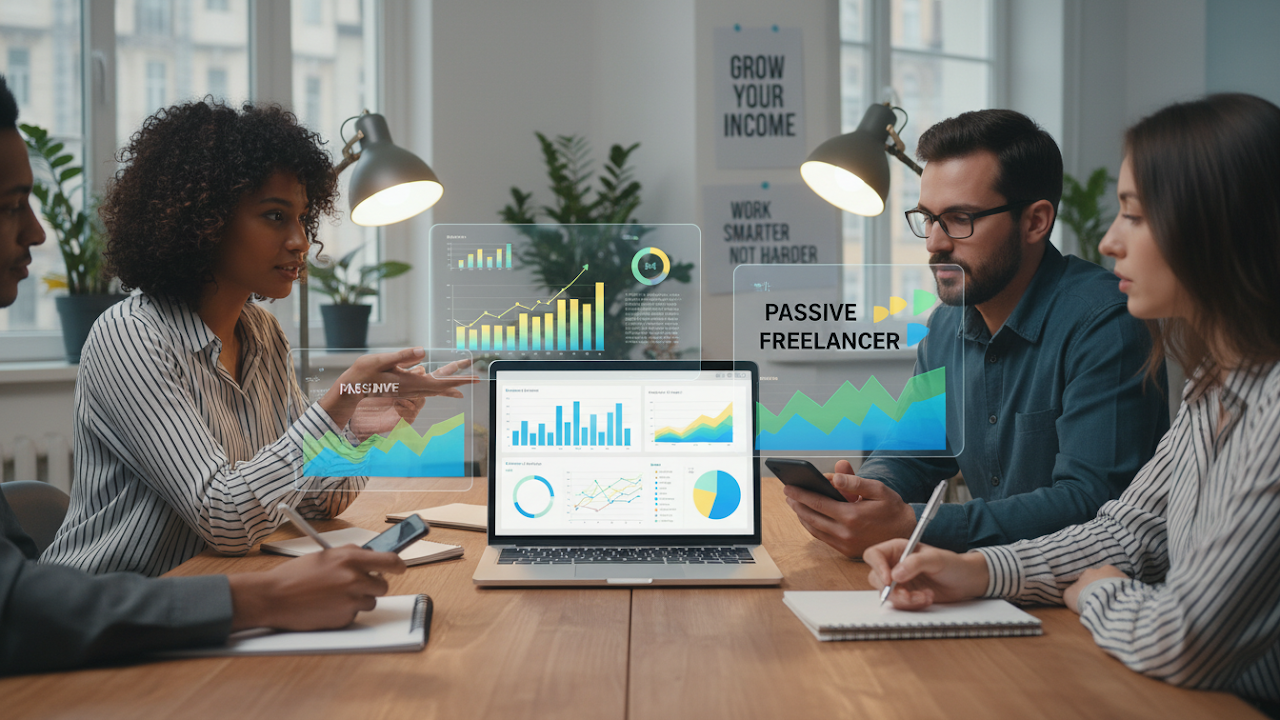 Passive Freelancer - Screenshot 2 showing product features and functionality