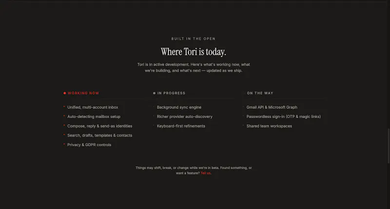 Tori: unified inbox and email management screenshot 4