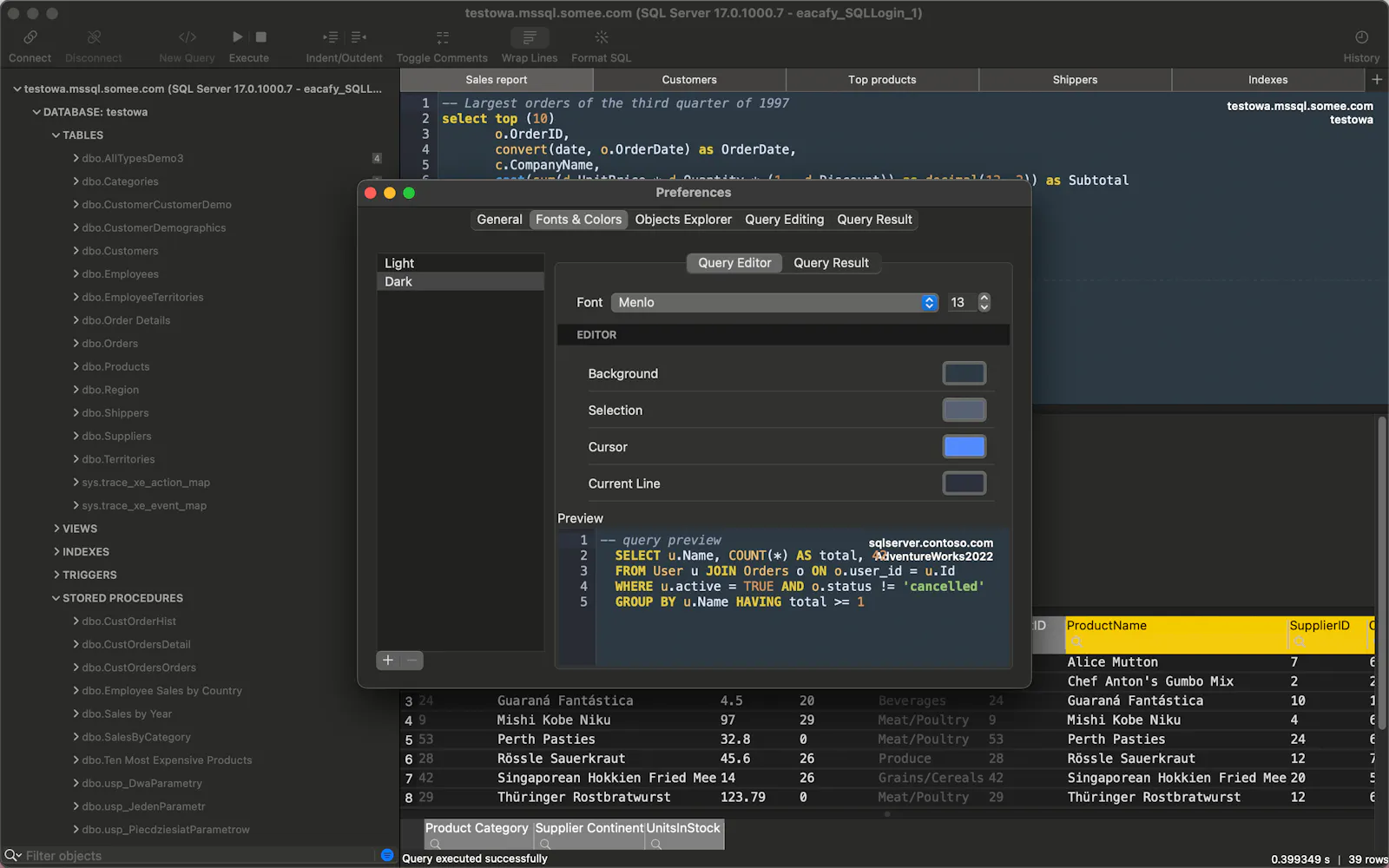 Native SQL Server Manager screenshot 10