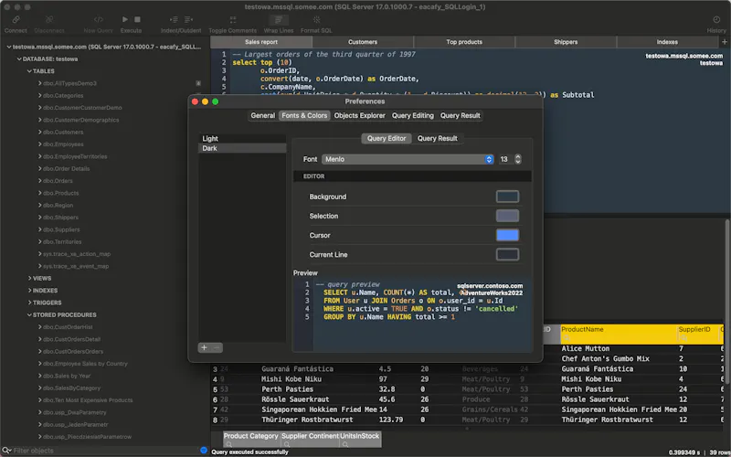 Native SQL Server Manager screenshot 10