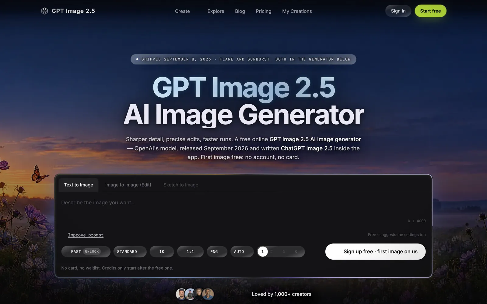 GPT Image 2.5 Image Generator gallery image