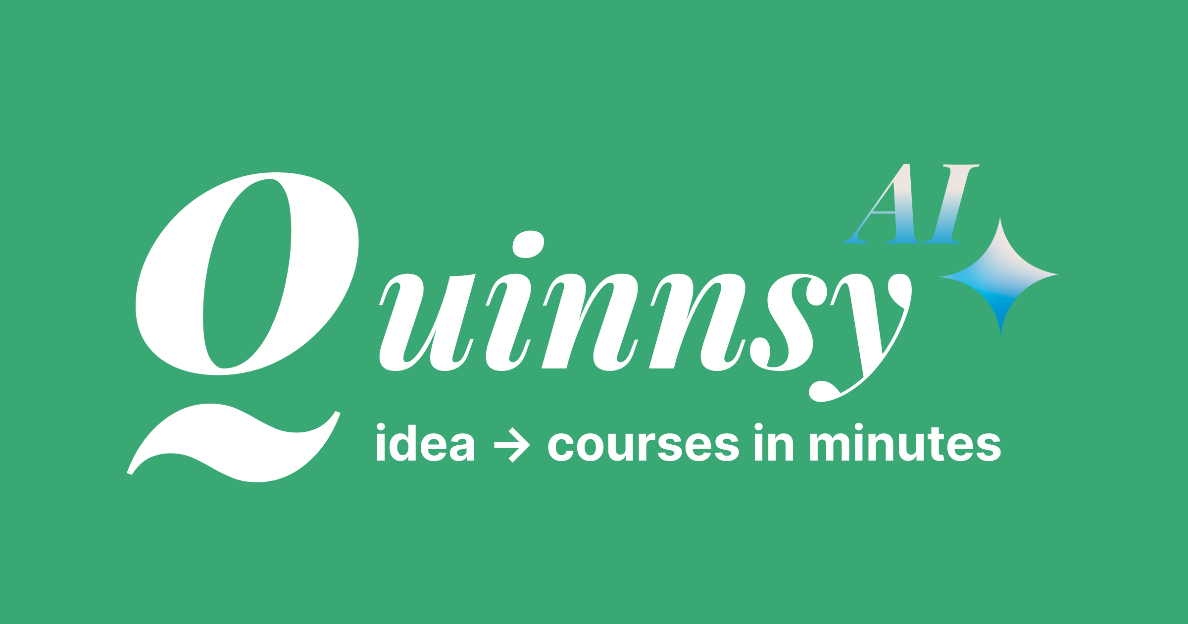 Média Quinnsy - Passer de l'idée aux cours prêts pour le lancement en quelques minutes 1