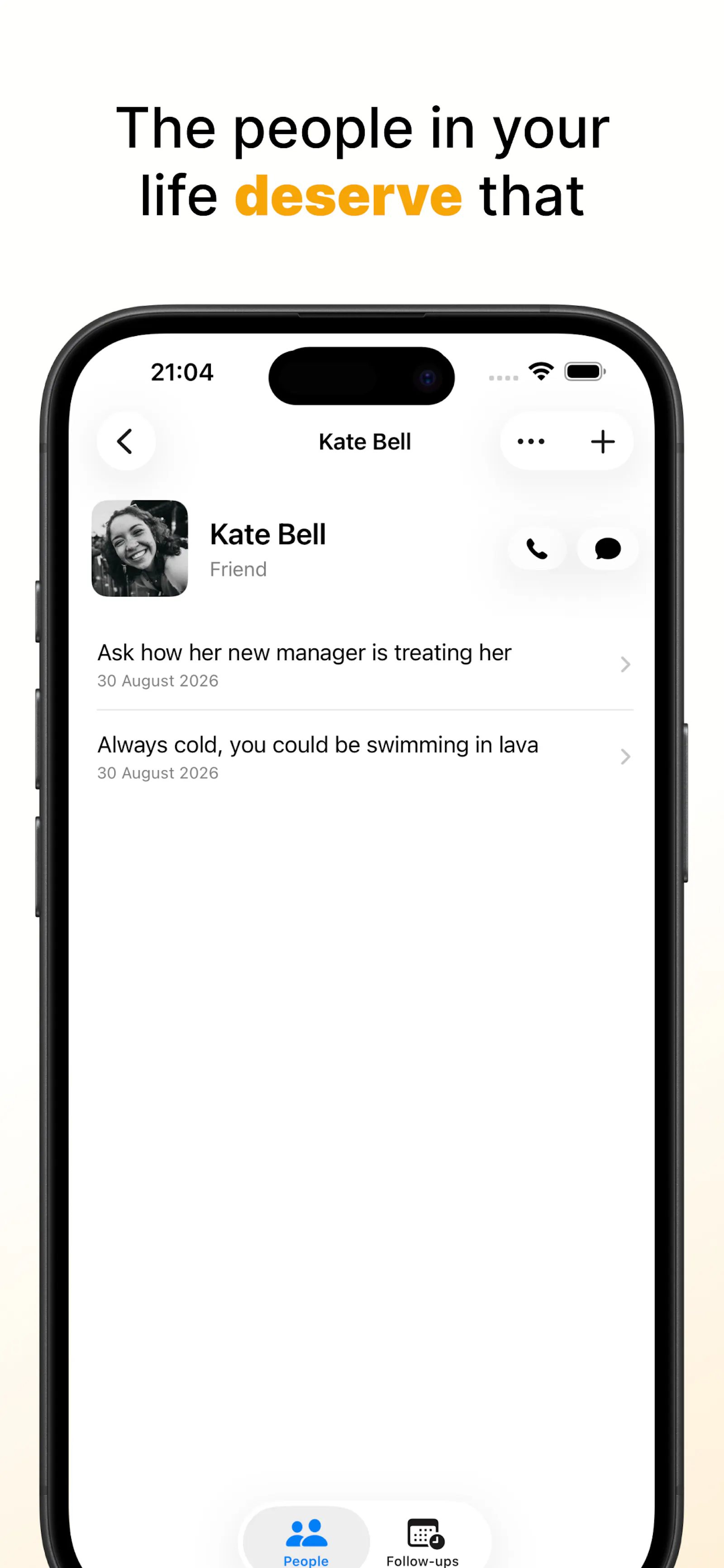 Nugget — Become a better friend screenshot 3