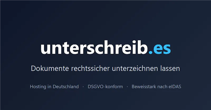 unterschreib.es screenshot 1