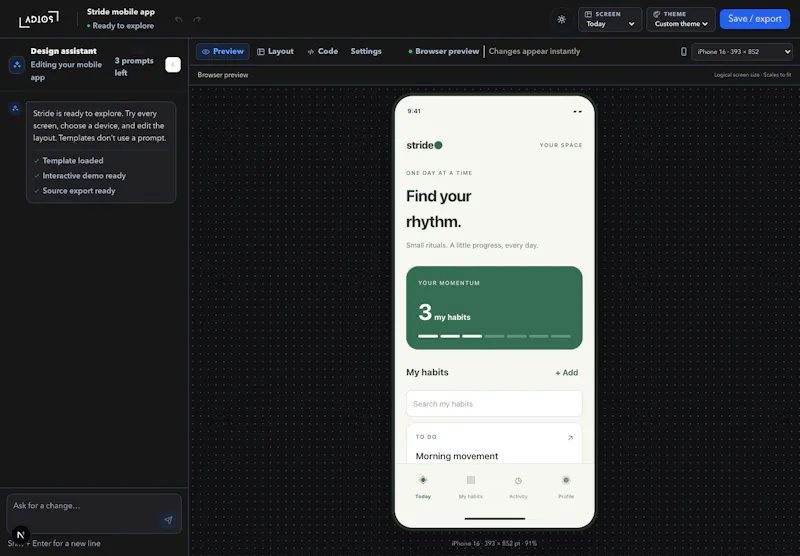Adios.dev - AI Workspace screenshot 4