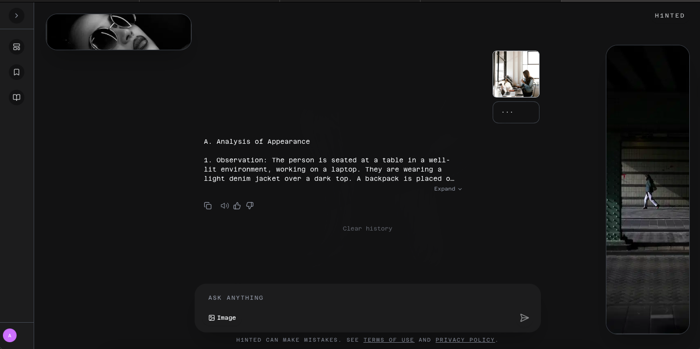 H1NTED - Screenshot 3 showing product features and functionality