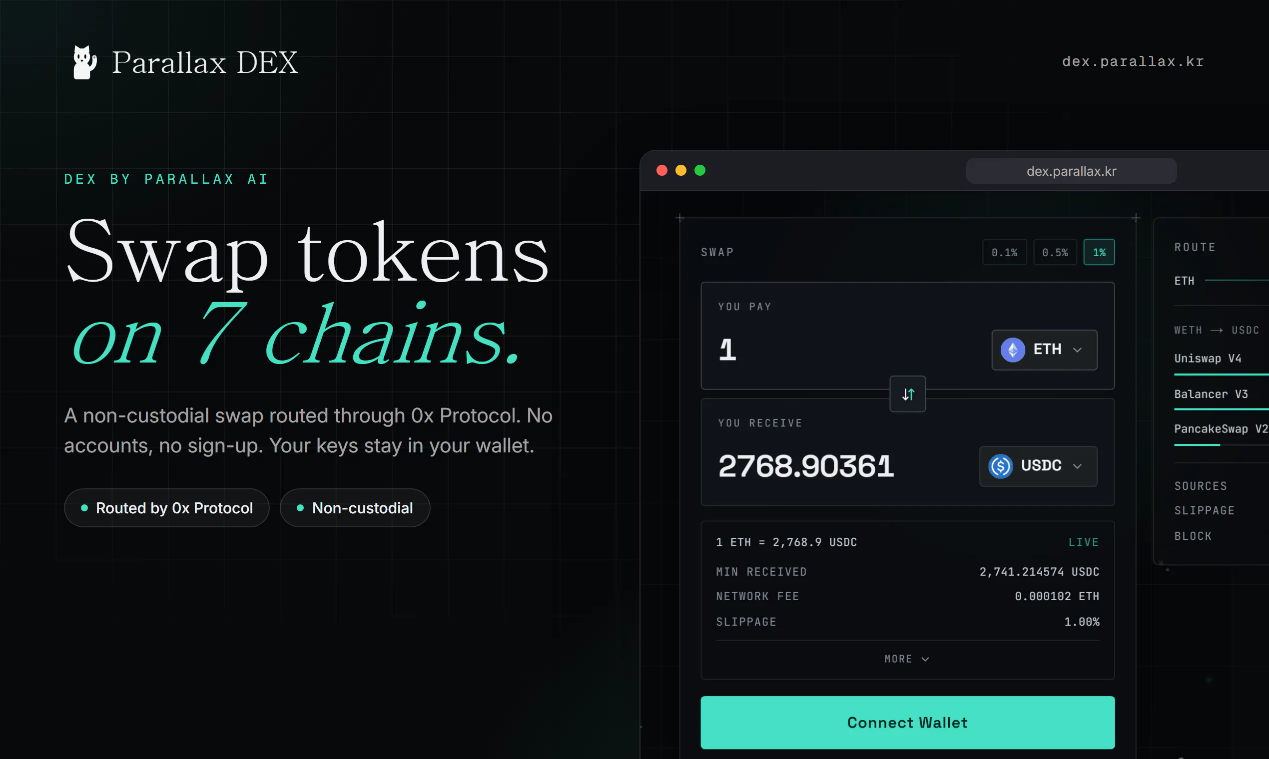 Parallax DEX gallery image