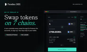 Parallax DEX gallery image