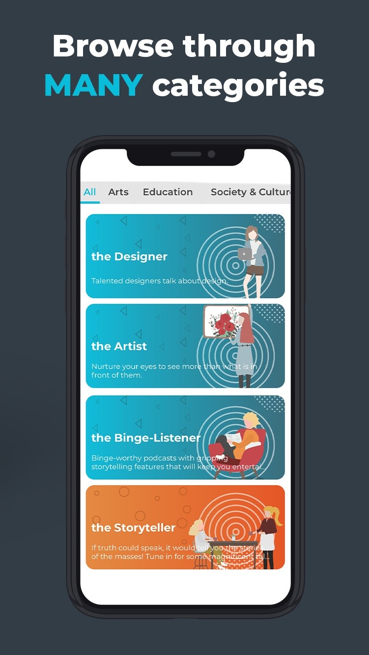 Podeo: Personalized Free Podcasts gallery image