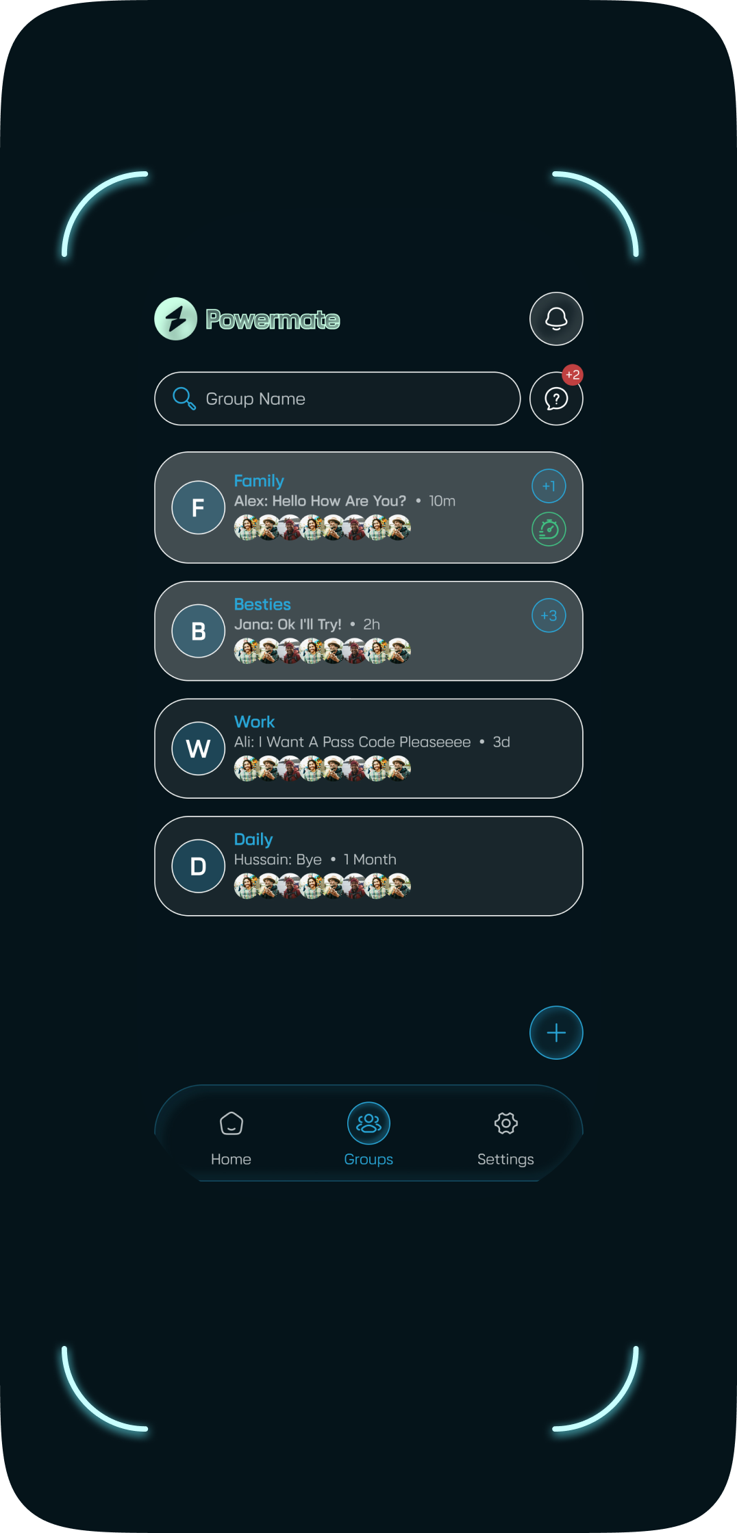 Powermate - Stay focused, stop doomscrolling with friends media 7