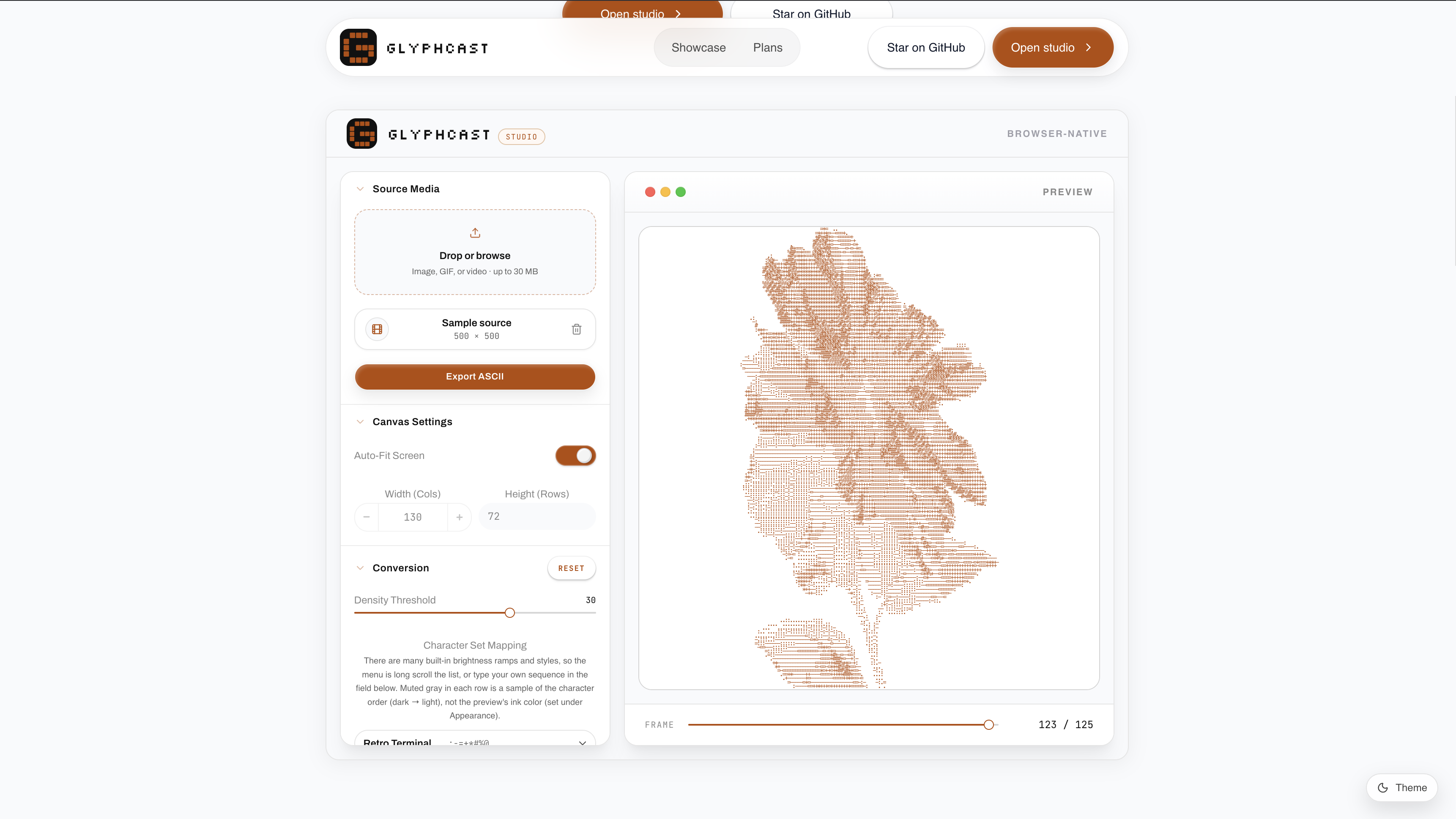 Glyphcast gallery image