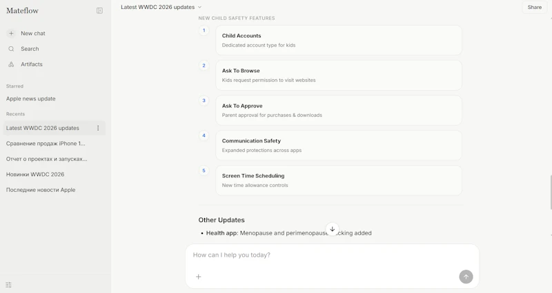Mateflow screenshot 3