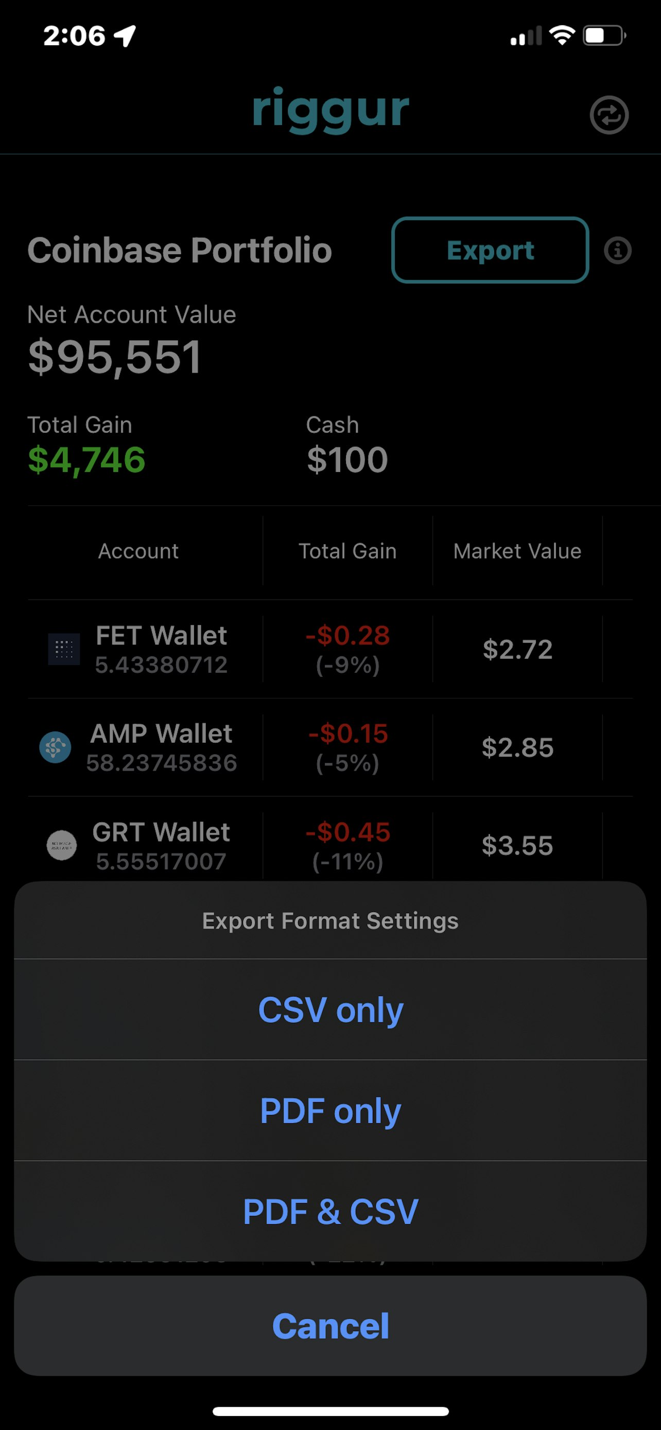 Riggur: Cryptocurrency portfolio tracker gallery image