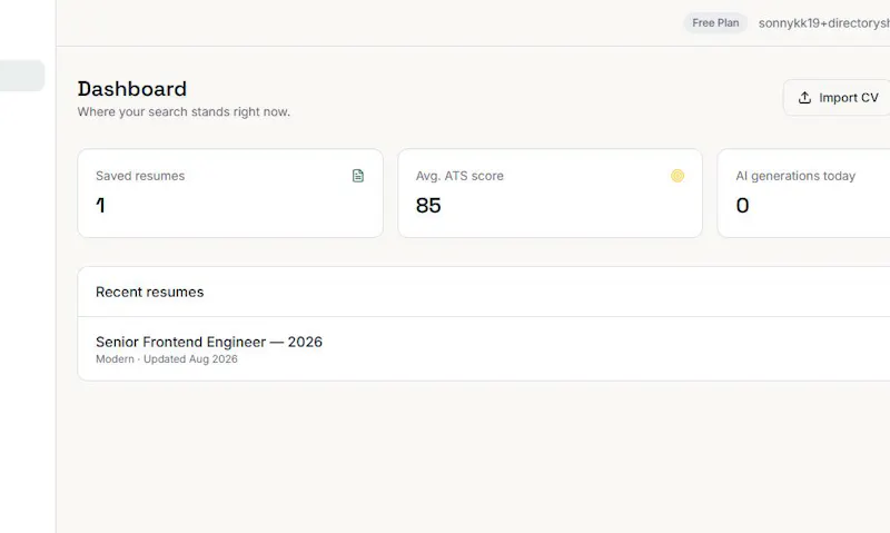 ResuMakeAi screenshot 2