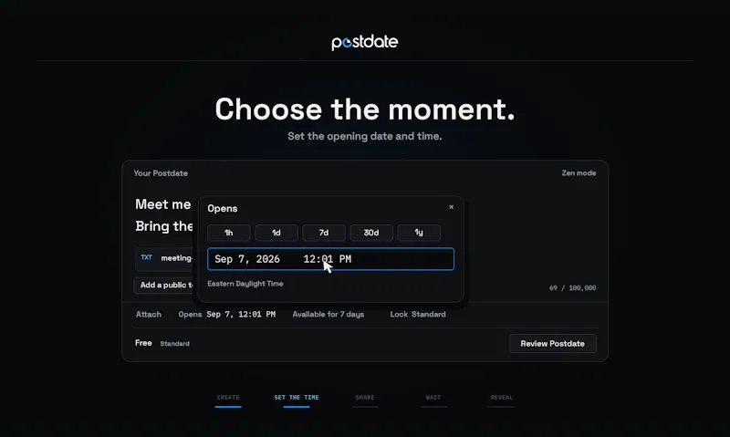 Postdate screenshot 4
