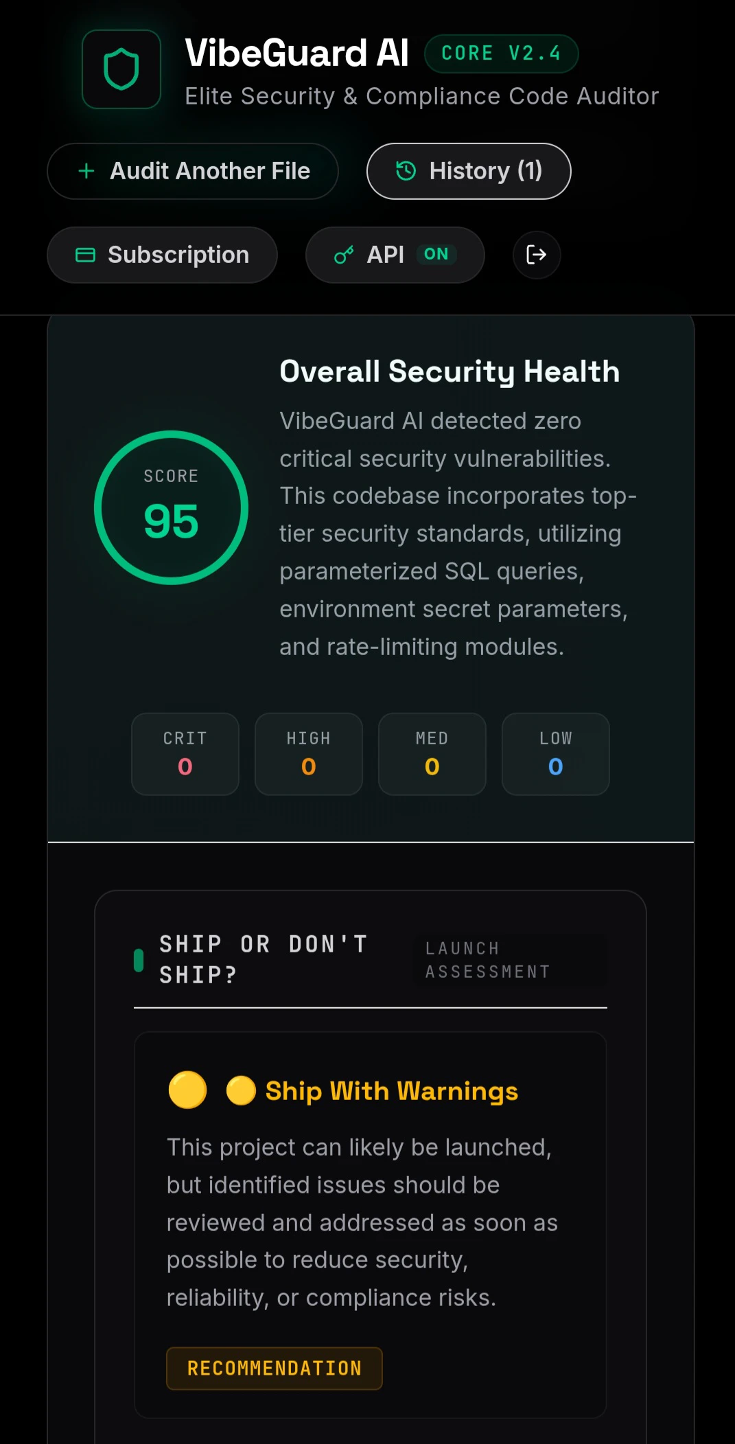 Vibe Guard AI 截图 5