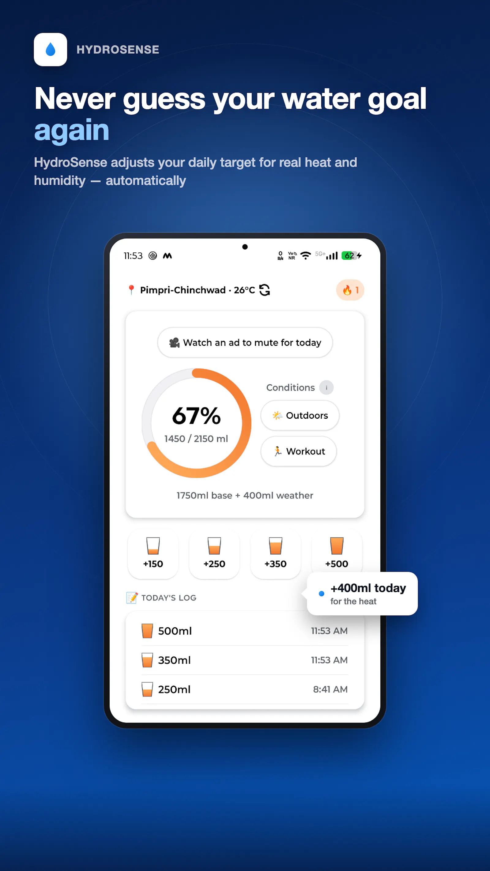 HydroSense screenshot 2