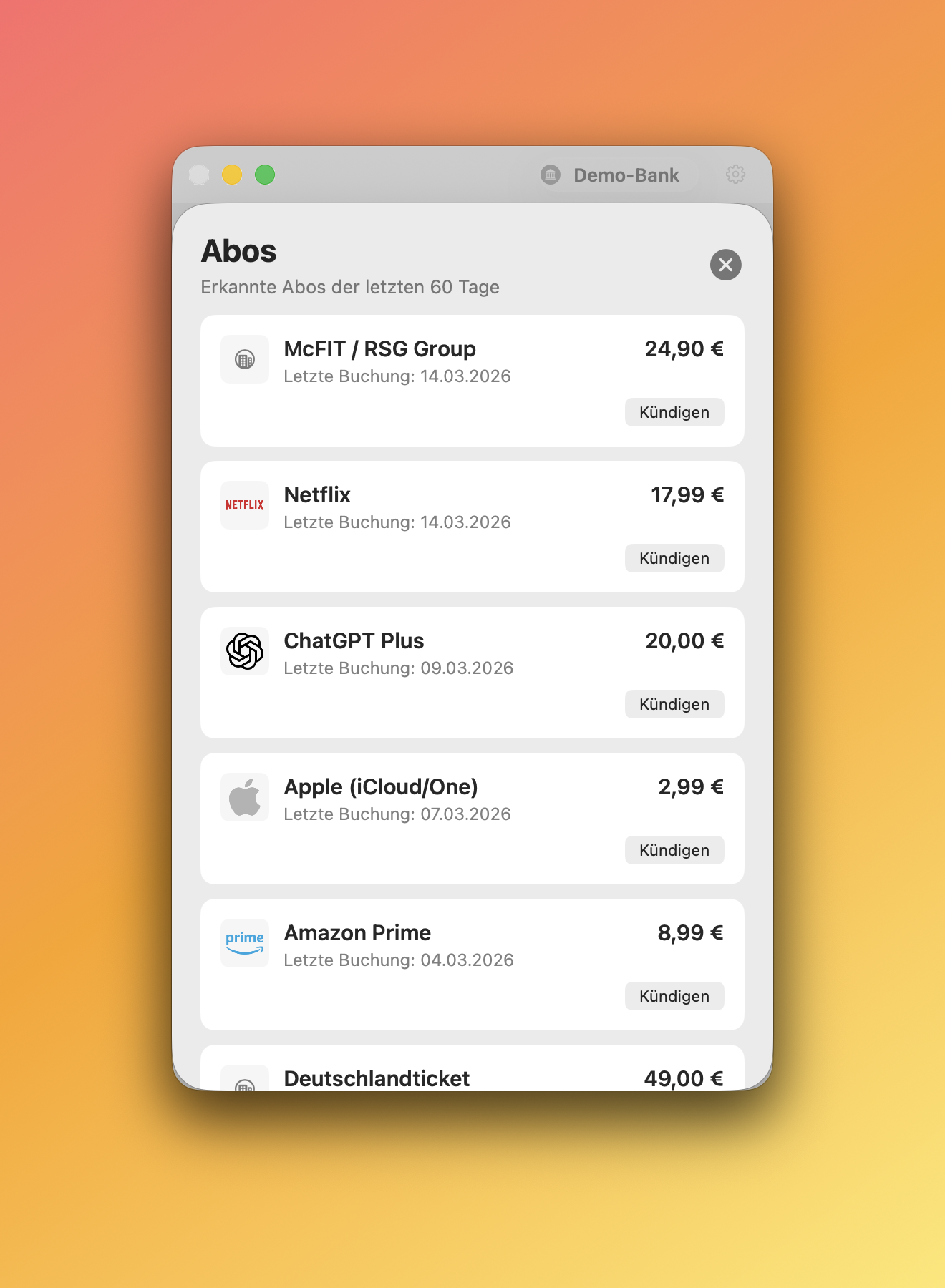 simplebanking gallery image