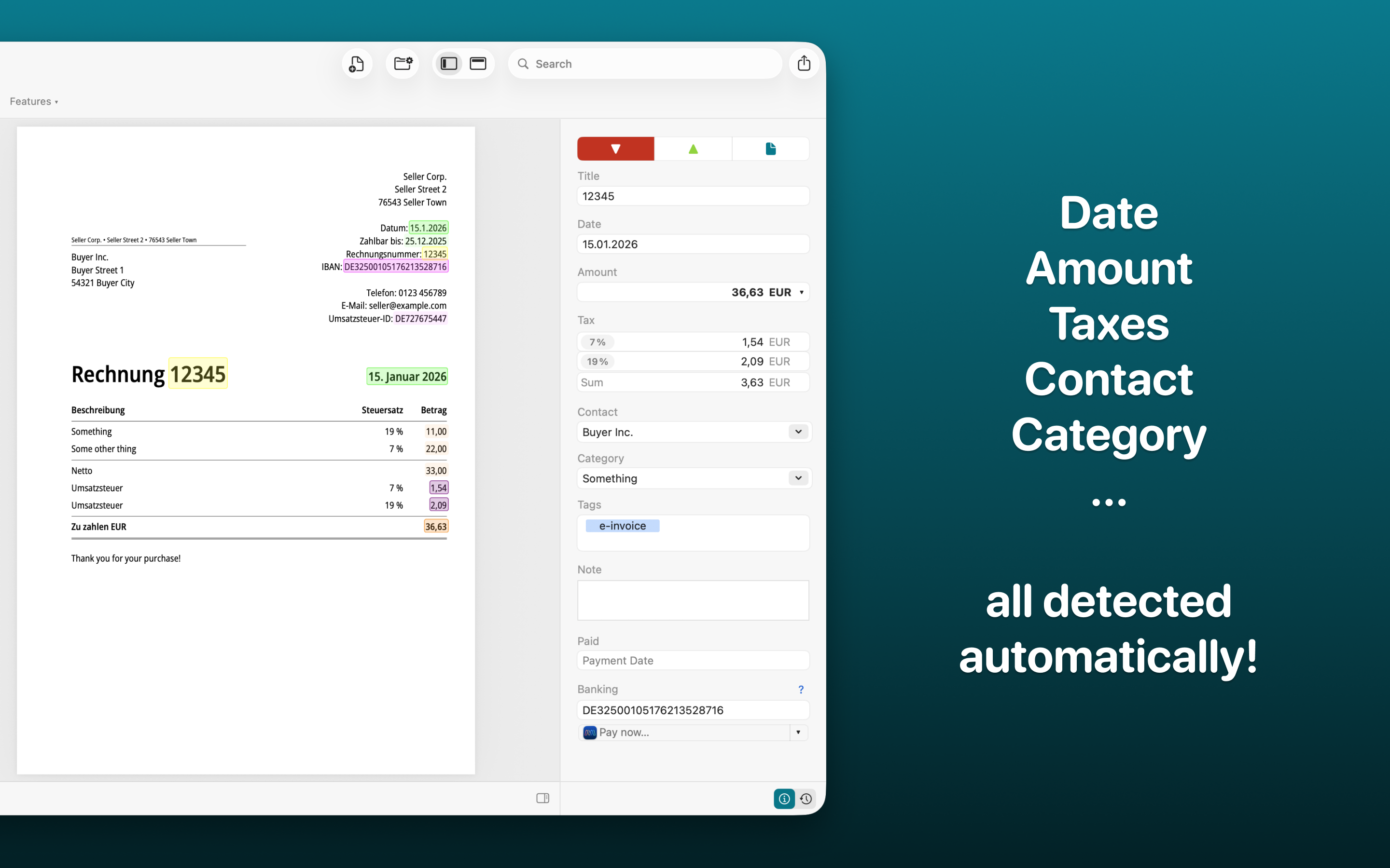Receipts Space gallery image