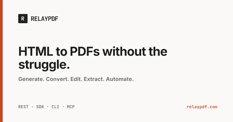 RelayPDF screenshot 1